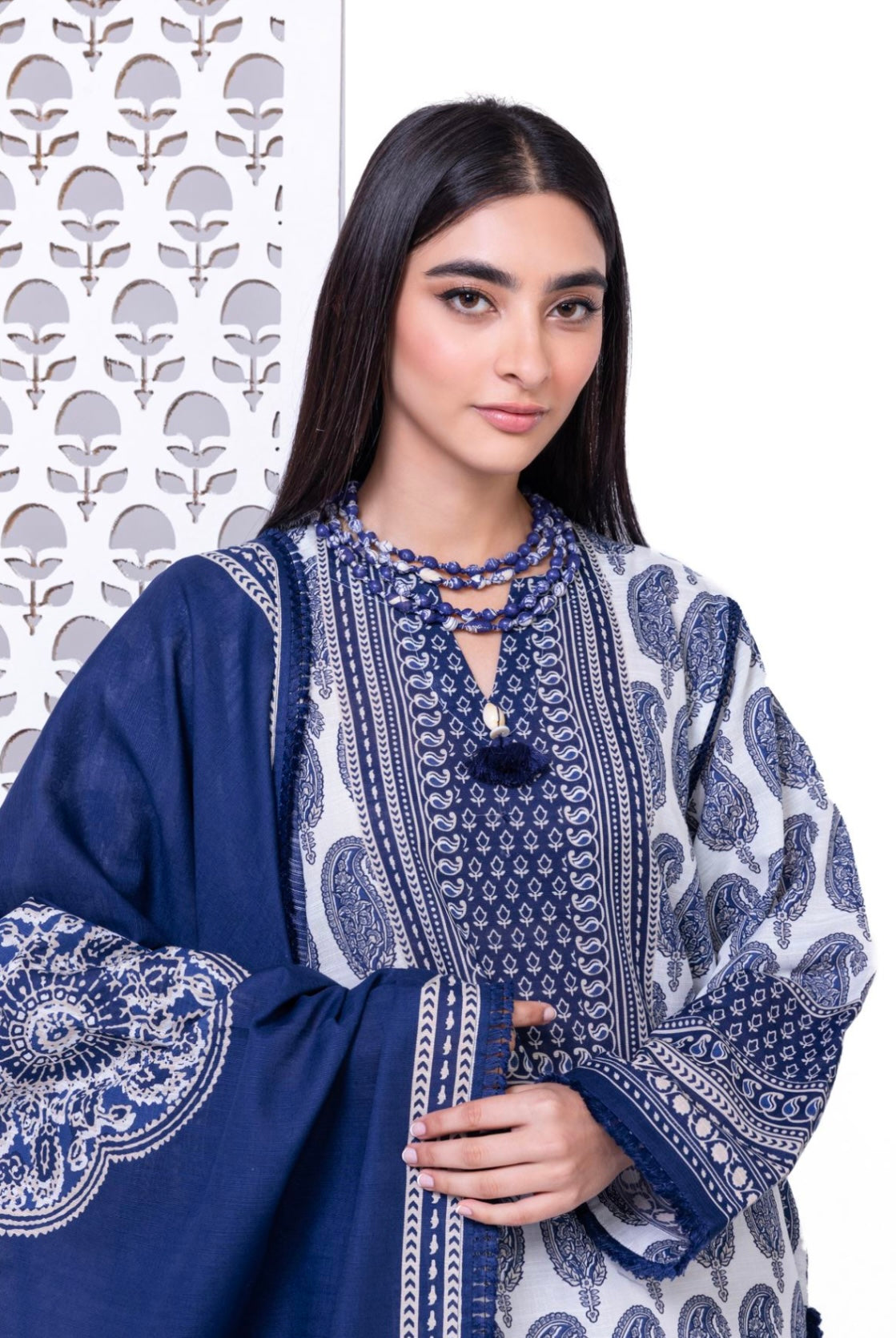 Printed | Light Khaddar Tailored 3 Piece