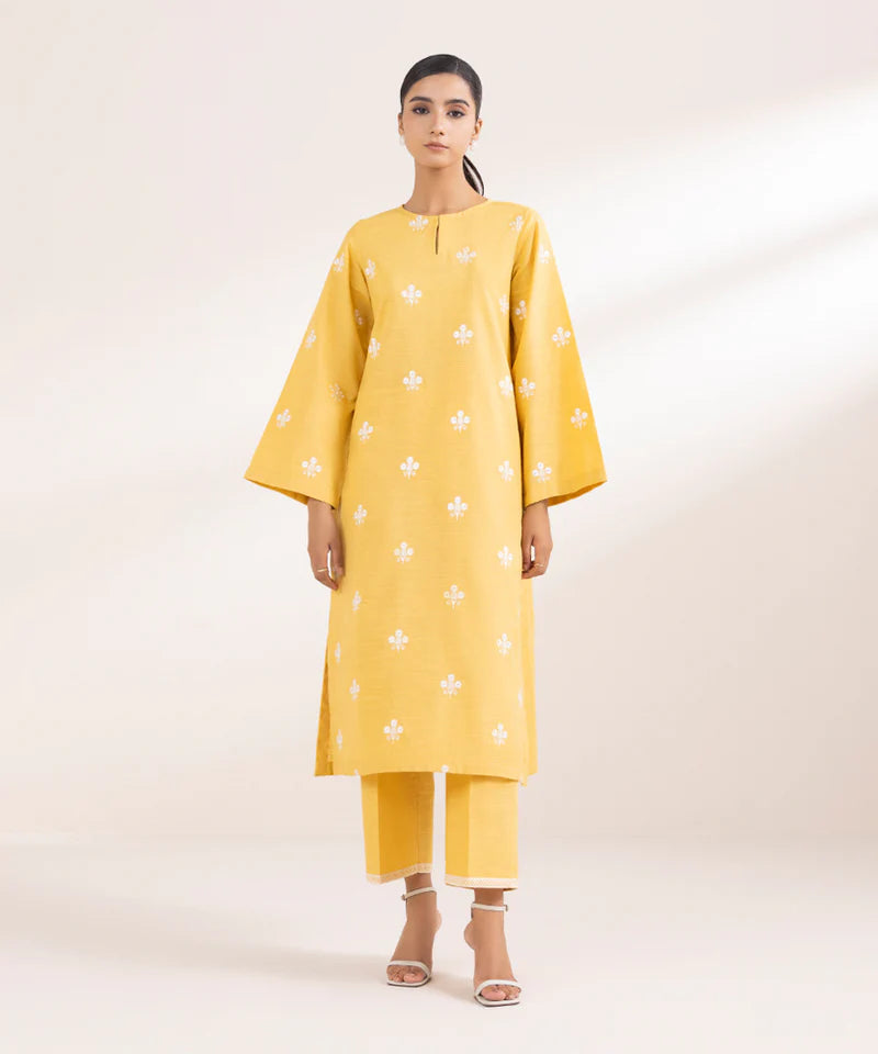 EMBROIDERED KHADDAR SHIRT