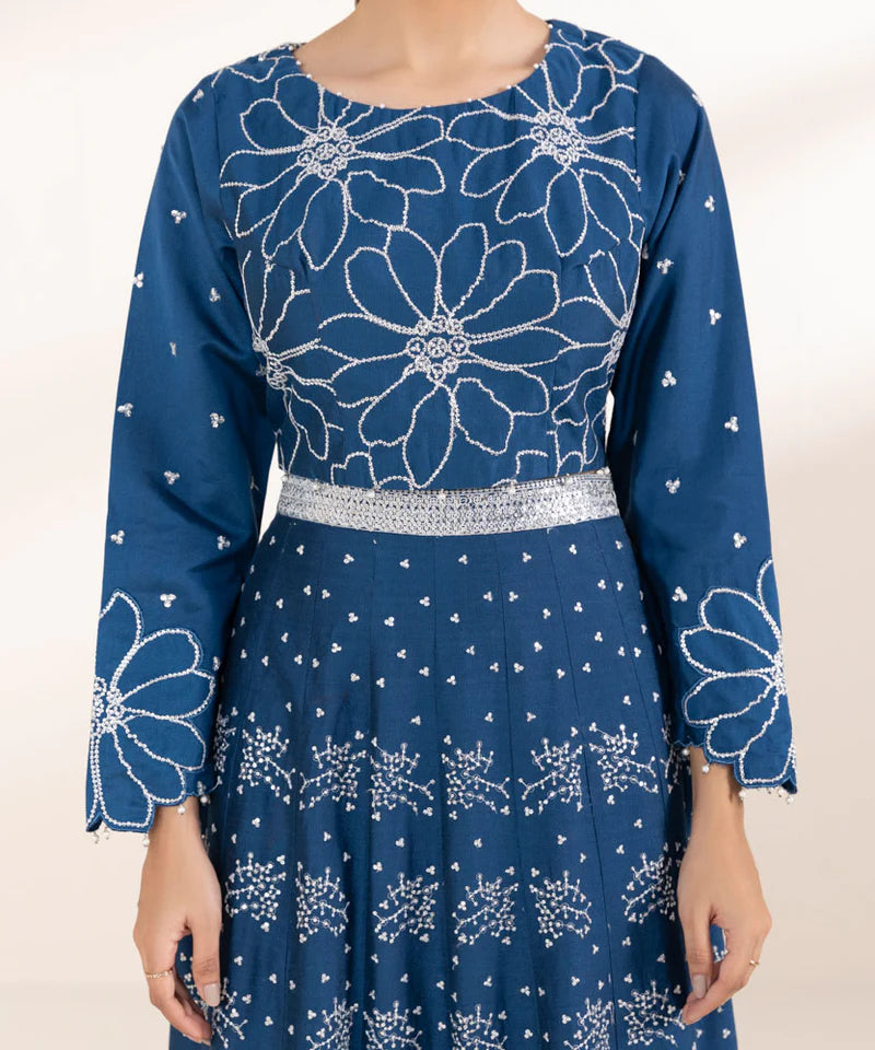 COTTON NET LEHANGA SET