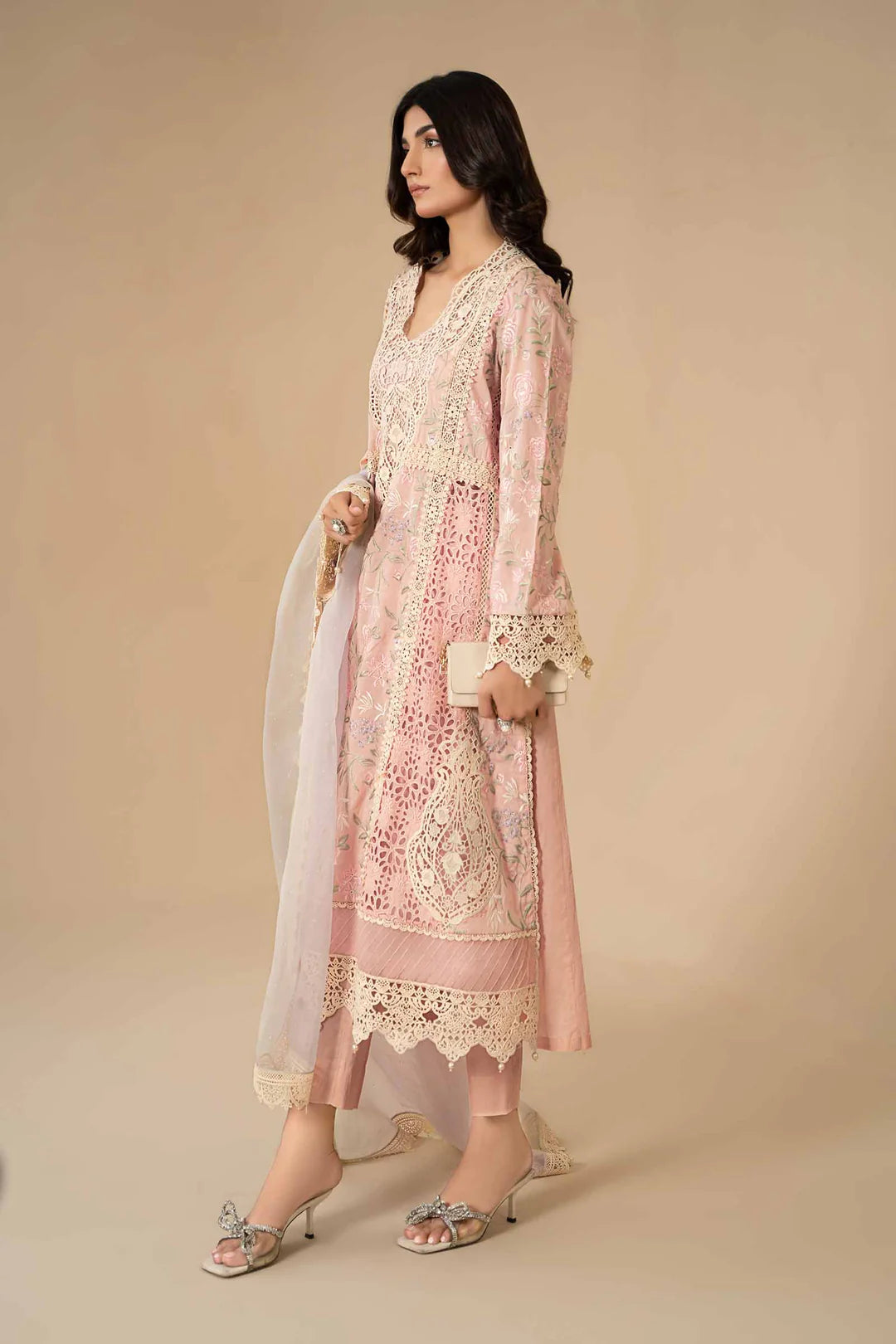 Stitched 3 Piece Embroidered Lawn Suit |