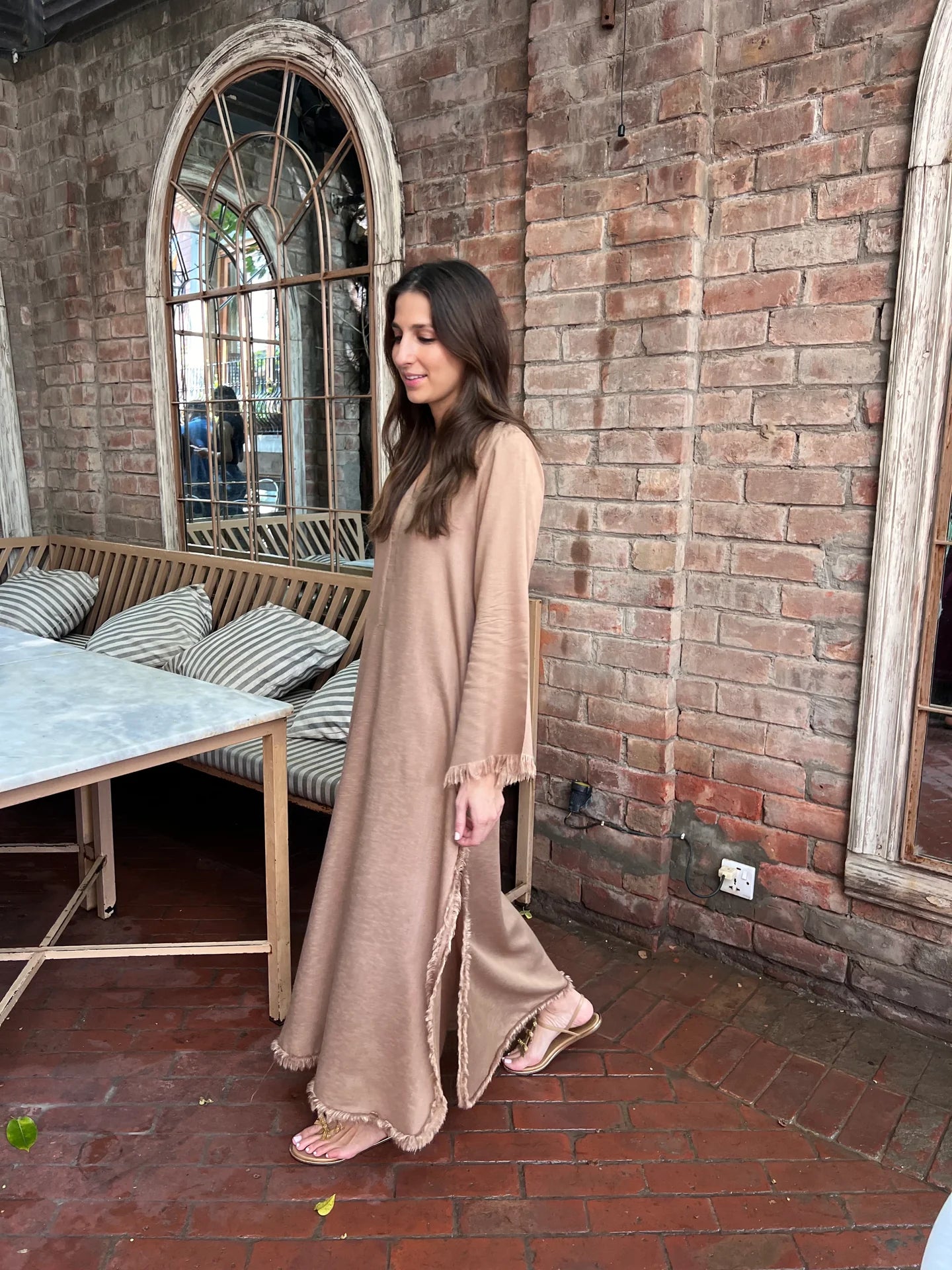 BEIGE DHAAGA SET