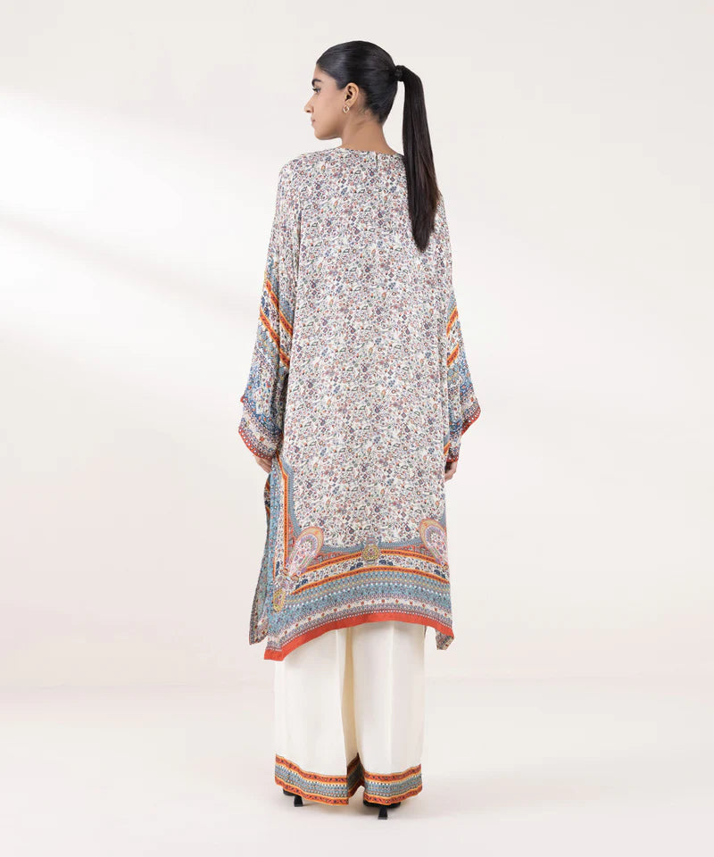 2 PIECE - EMBELLISHED SILK SUIT