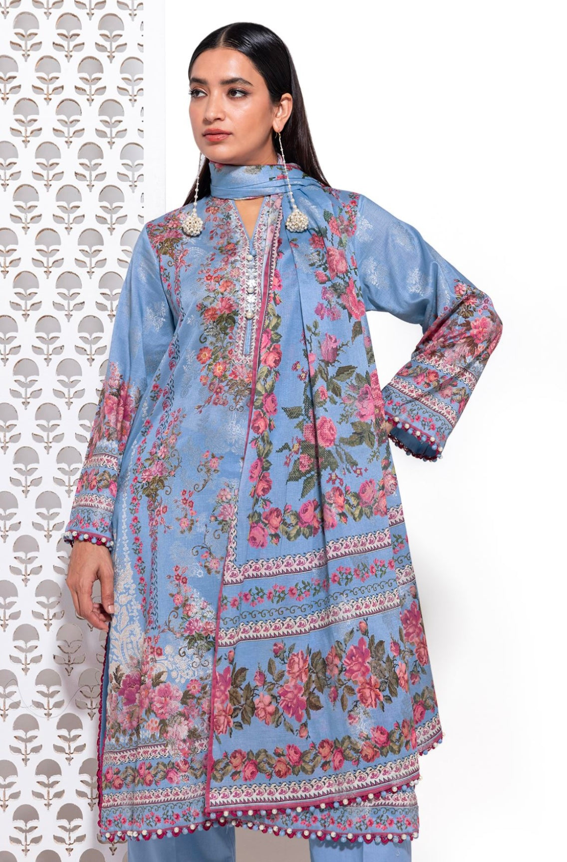 Jacquard | Printed Tailored 3 Piece