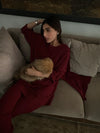 BURGUNDY BIZU SET