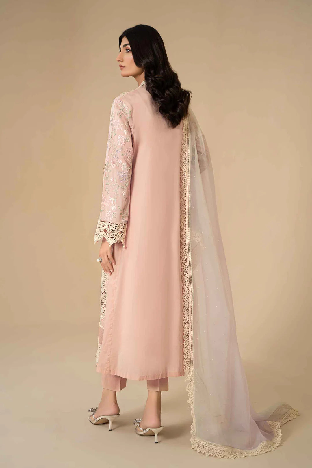 Stitched 3 Piece Embroidered Lawn Suit |