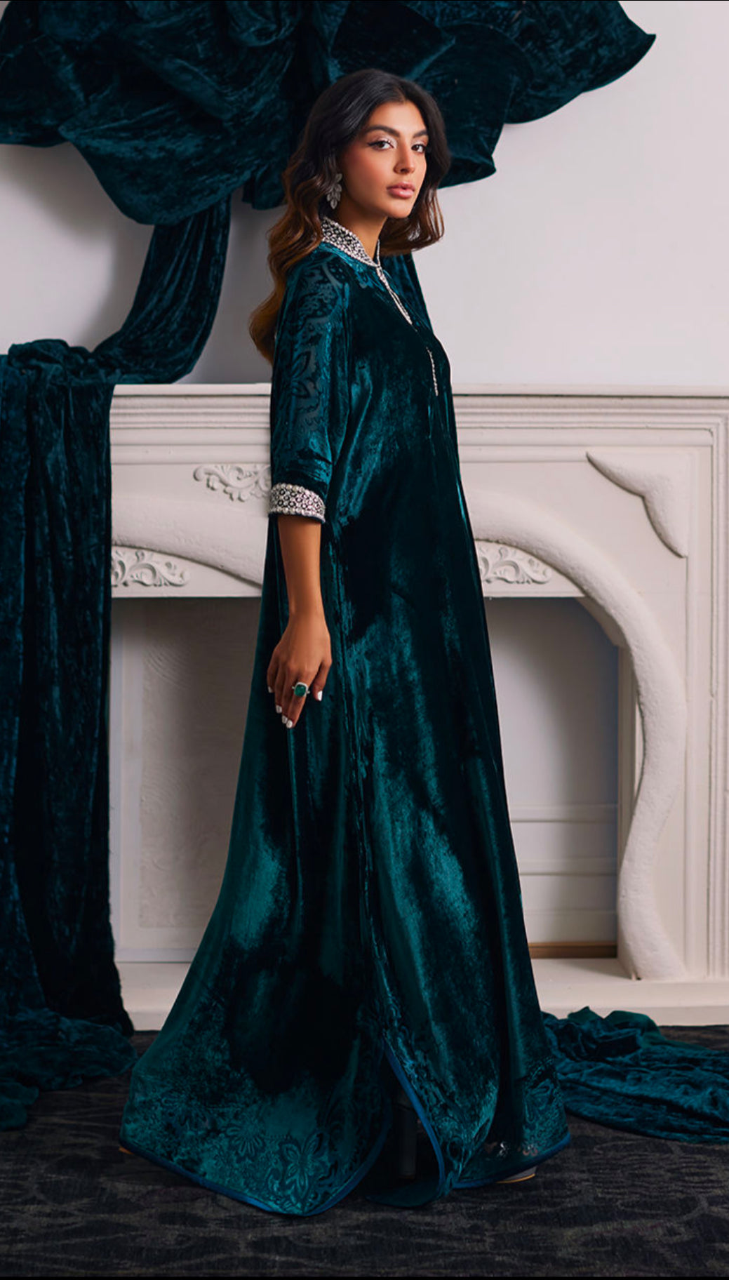 ALITA EMERALD KAFTAN