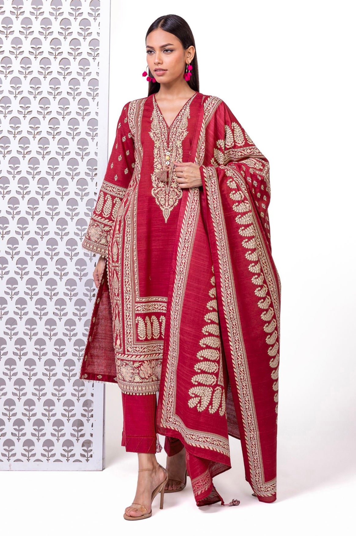 Printed | Khaddar Tailored 3 Piece