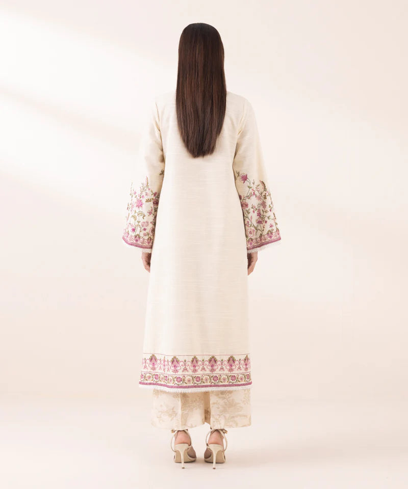 EMBROIDERED ZARI KHADDAR SHIRT