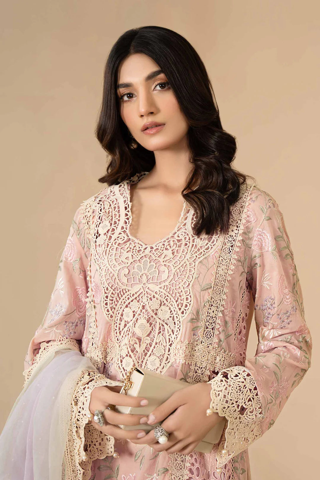 Stitched 3 Piece Embroidered Lawn Suit |