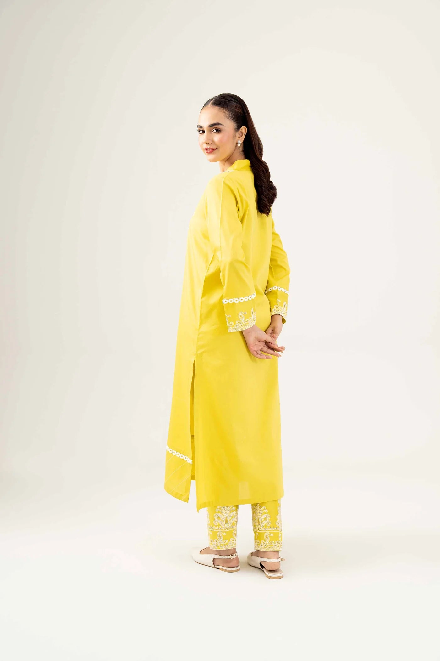 2 Piece - Embroidered Suit