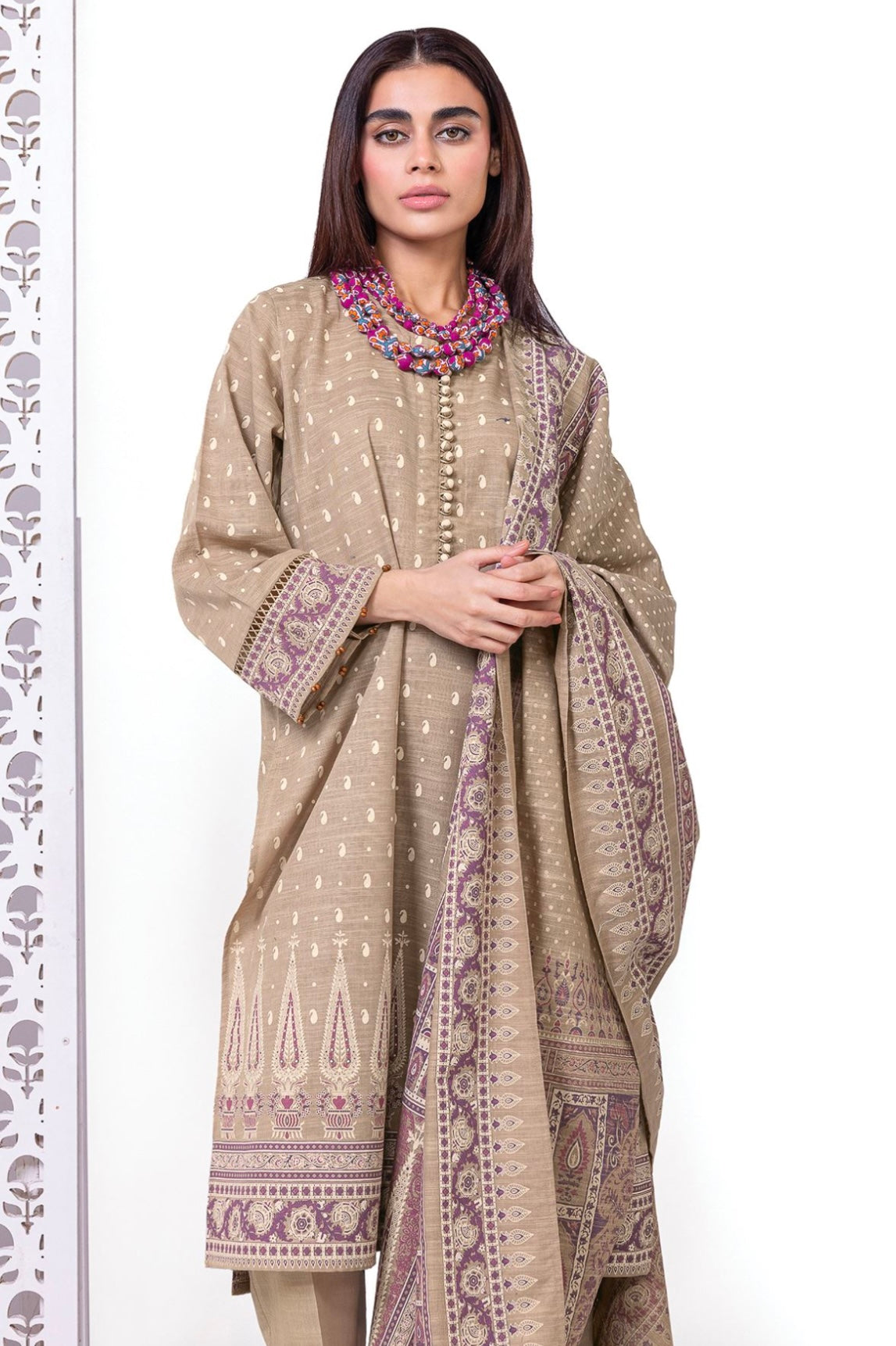 Printed | Khaddar Tailored 3 Piece