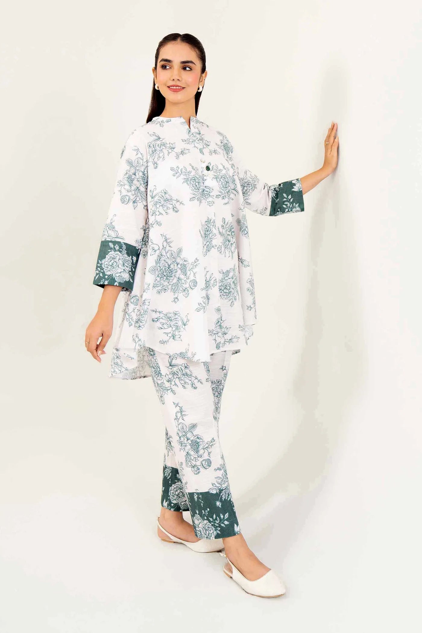 2 Piece - Printed Suit