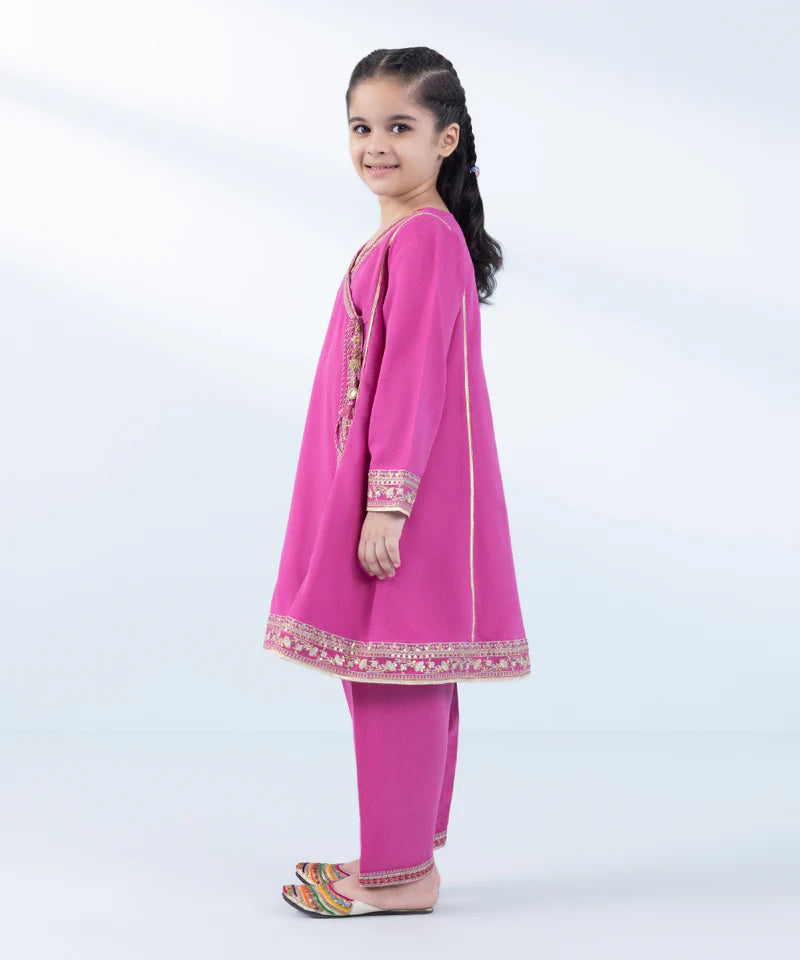 2 PIECE - EMBROIDERED KARANDI SUIT