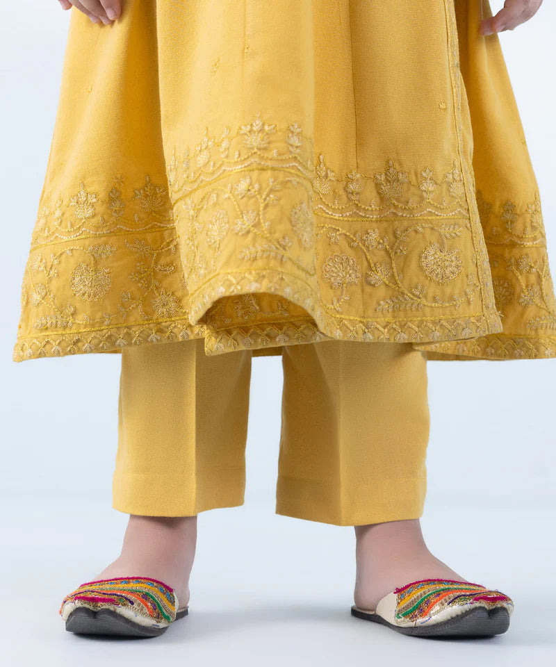 2 PIECE - EMBROIDERED KARANDI SUIT