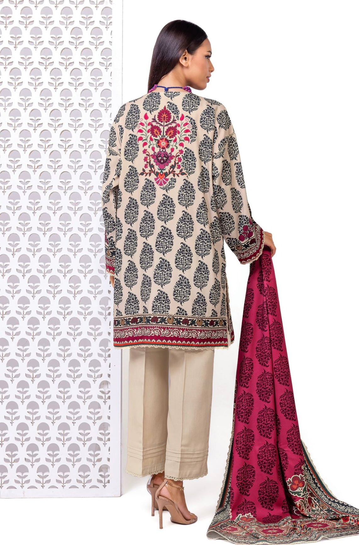 Printed | Marina Twill Tailored 3 Piece
