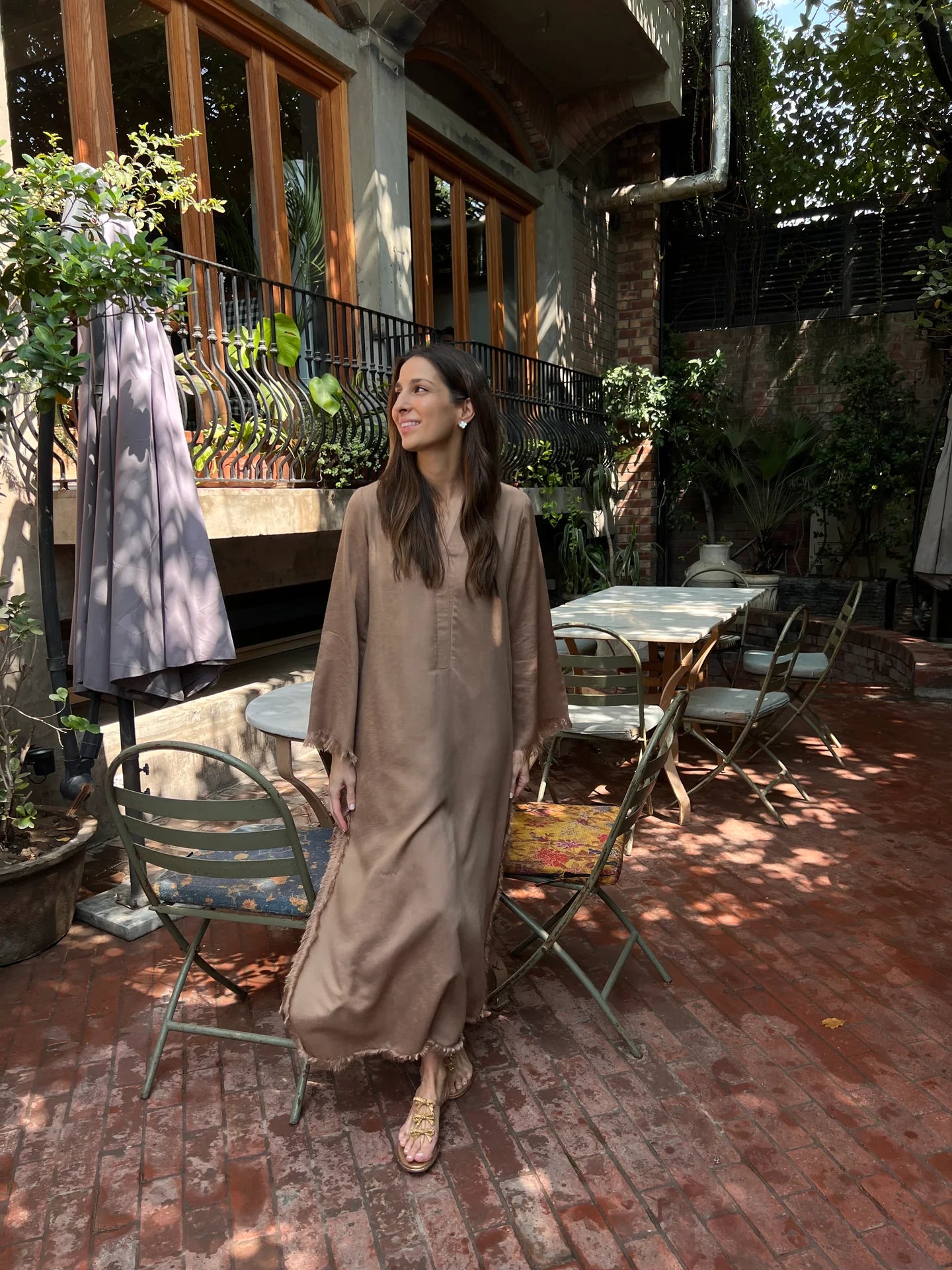 BEIGE DHAAGA SET