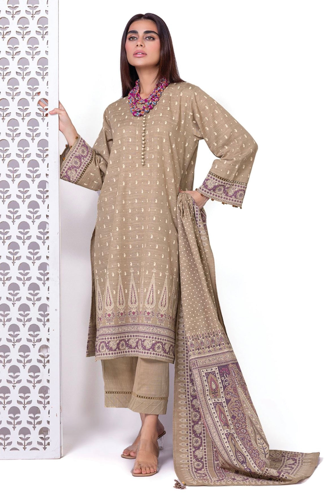 Printed | Khaddar Tailored 3 Piece