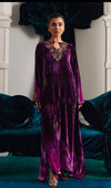 NIA OMBRE VELVET KAFTAN