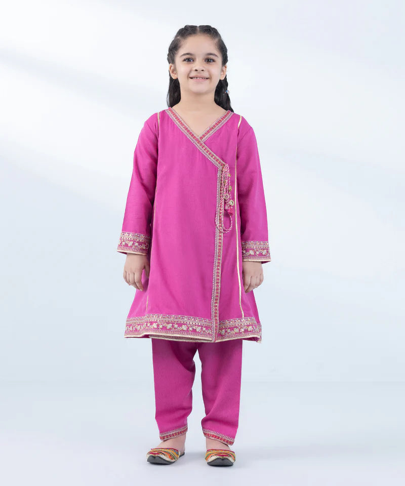 2 PIECE - EMBROIDERED KARANDI SUIT