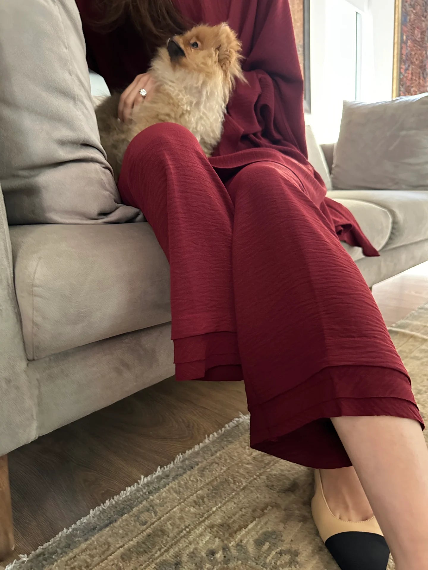 BURGUNDY BIZU SET