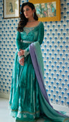 NAJA AQUA KALIDAAR AND DUPATTA