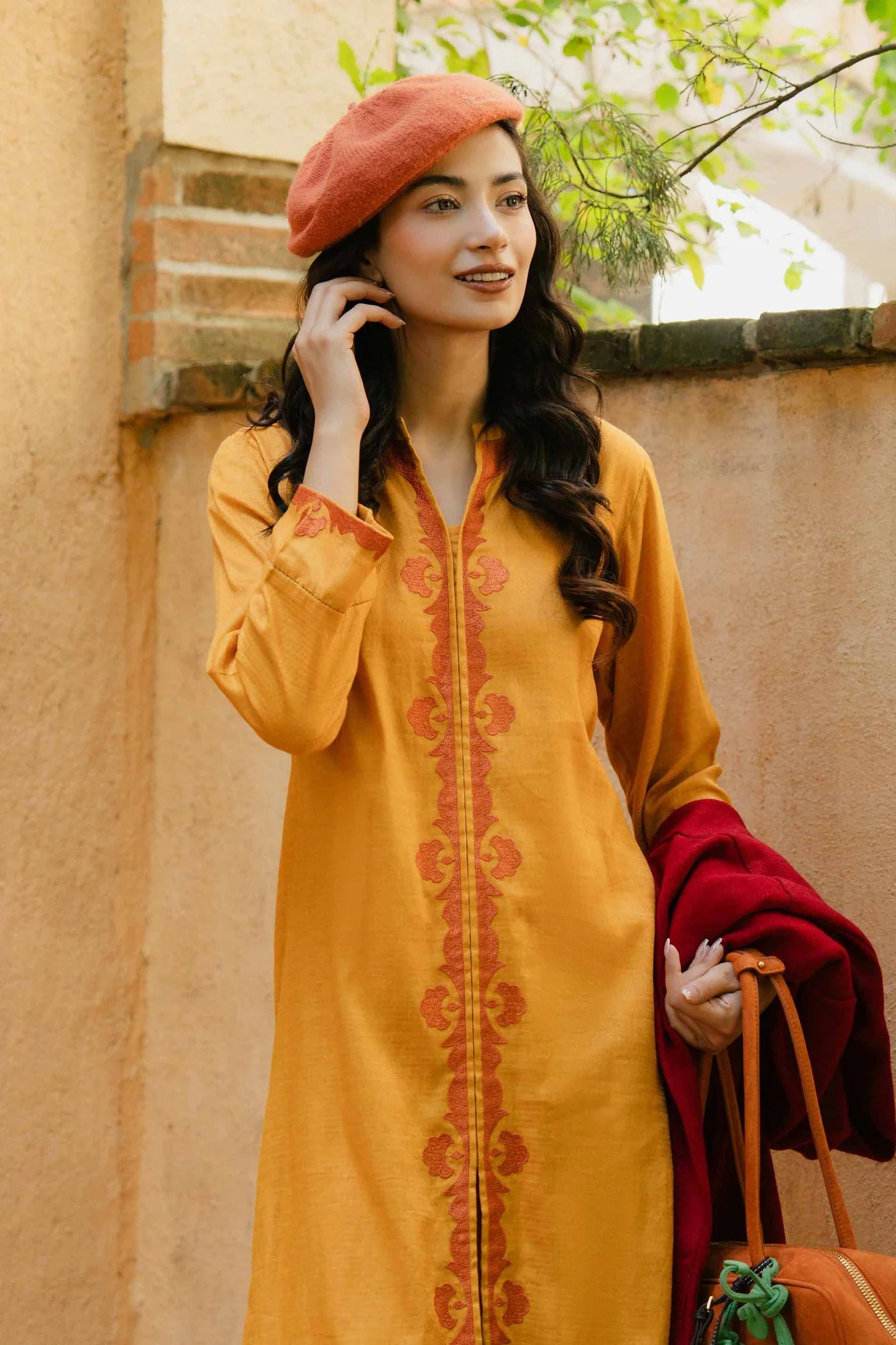 2 Piece - Embroidered Suit