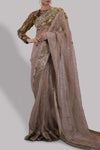 CAMEO ROSE EMBELLISHED ORGANZA SARI