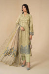 Stitched 3 Piece Embroidered Lawn Suit