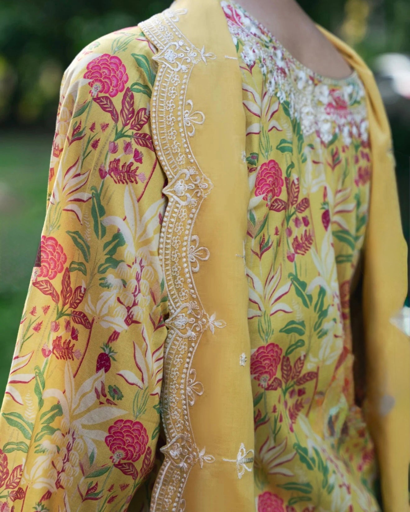 Unstitched) 2 Piece - Digital Printed Cambric Suit FF-2205