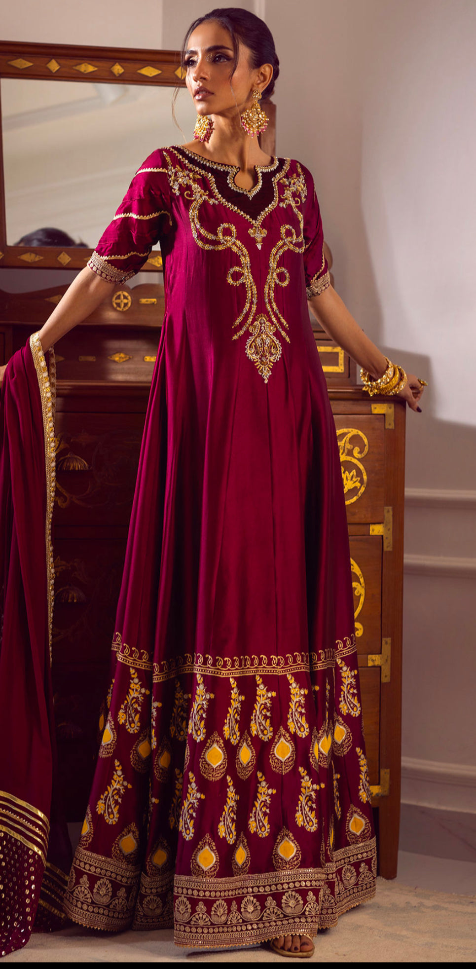 GULSHEEN KALIDAR (SHIRT & DUPATTA)
