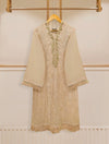 2 Piece - Pure Cotton Net Embroidered Suit S110461