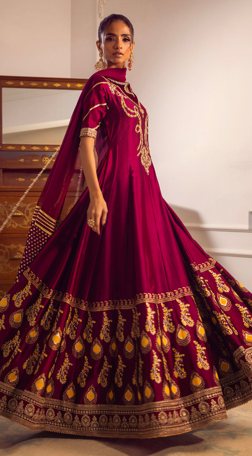 GULSHEEN KALIDAR (SHIRT & DUPATTA)