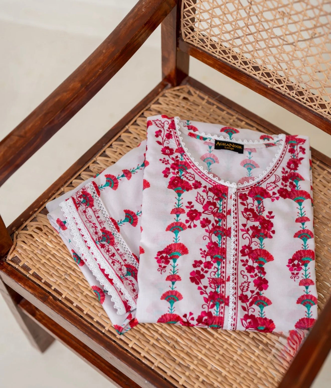 (Unstitched) 2 Piece - Digital Printed Cambric Suit KJ4238